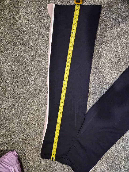 Ted Baker Dark Blue Wide-Leg Side-Trim Pants with Pink & Yellow Accents - Picture 8 of 10